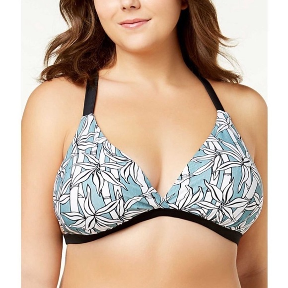 Raisins Curve Plus Size Strappy-Back Top 20W bikini bottom 18 W Swimsuit - Picture 5 of 13